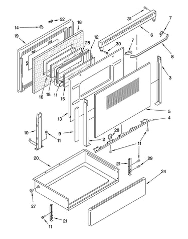 Door and drawer parts