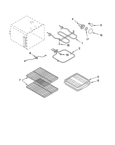 Oven parts, miscellaneous parts