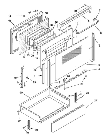Door and drawer parts