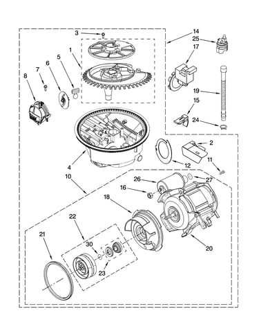 Pump and motor parts