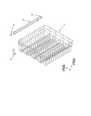 Upper rack and track parts