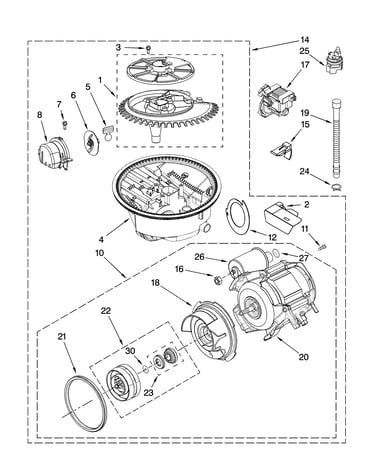 Pump and motor parts