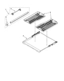 Third level rack and track parts