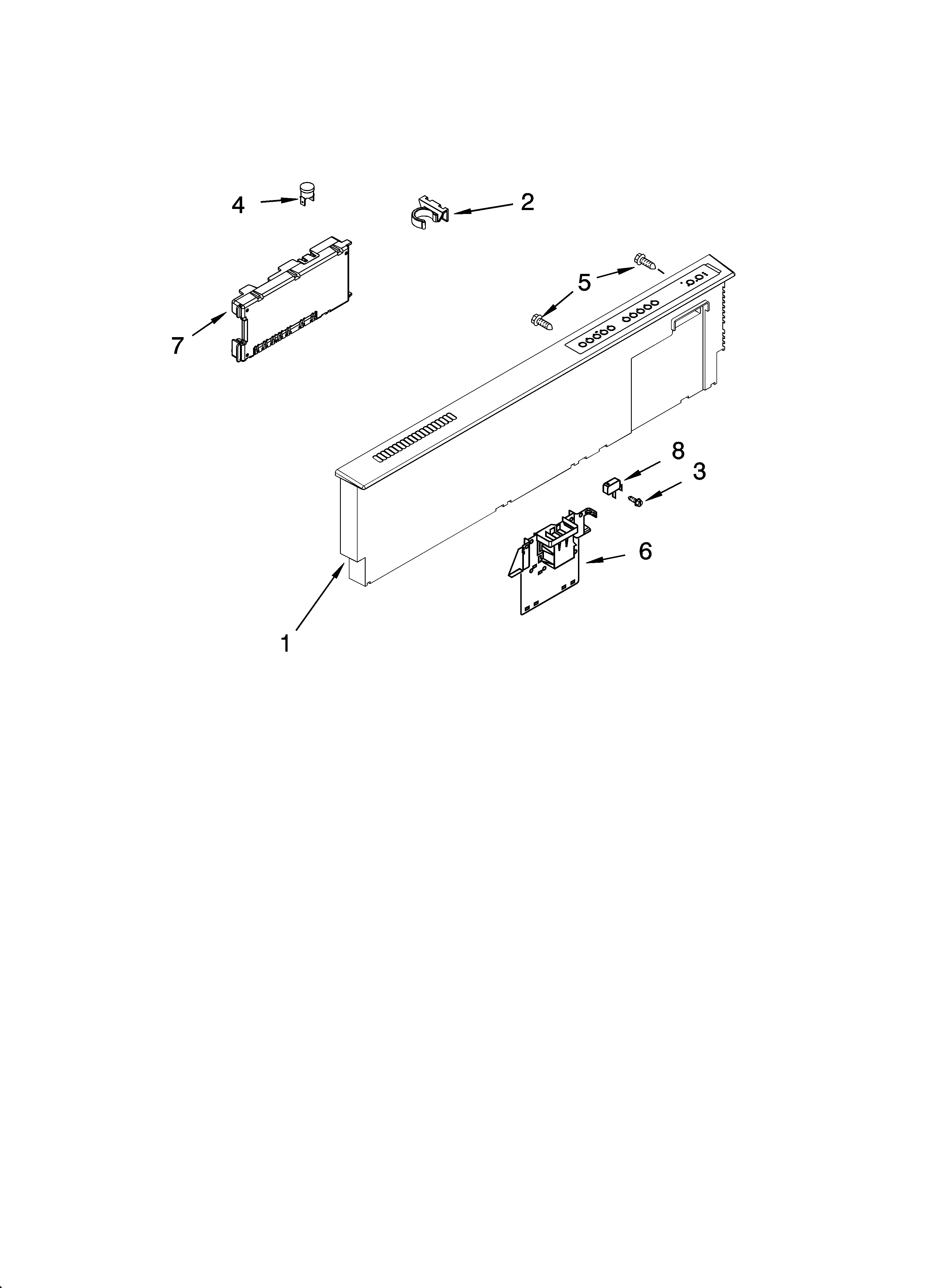 Control panel parts