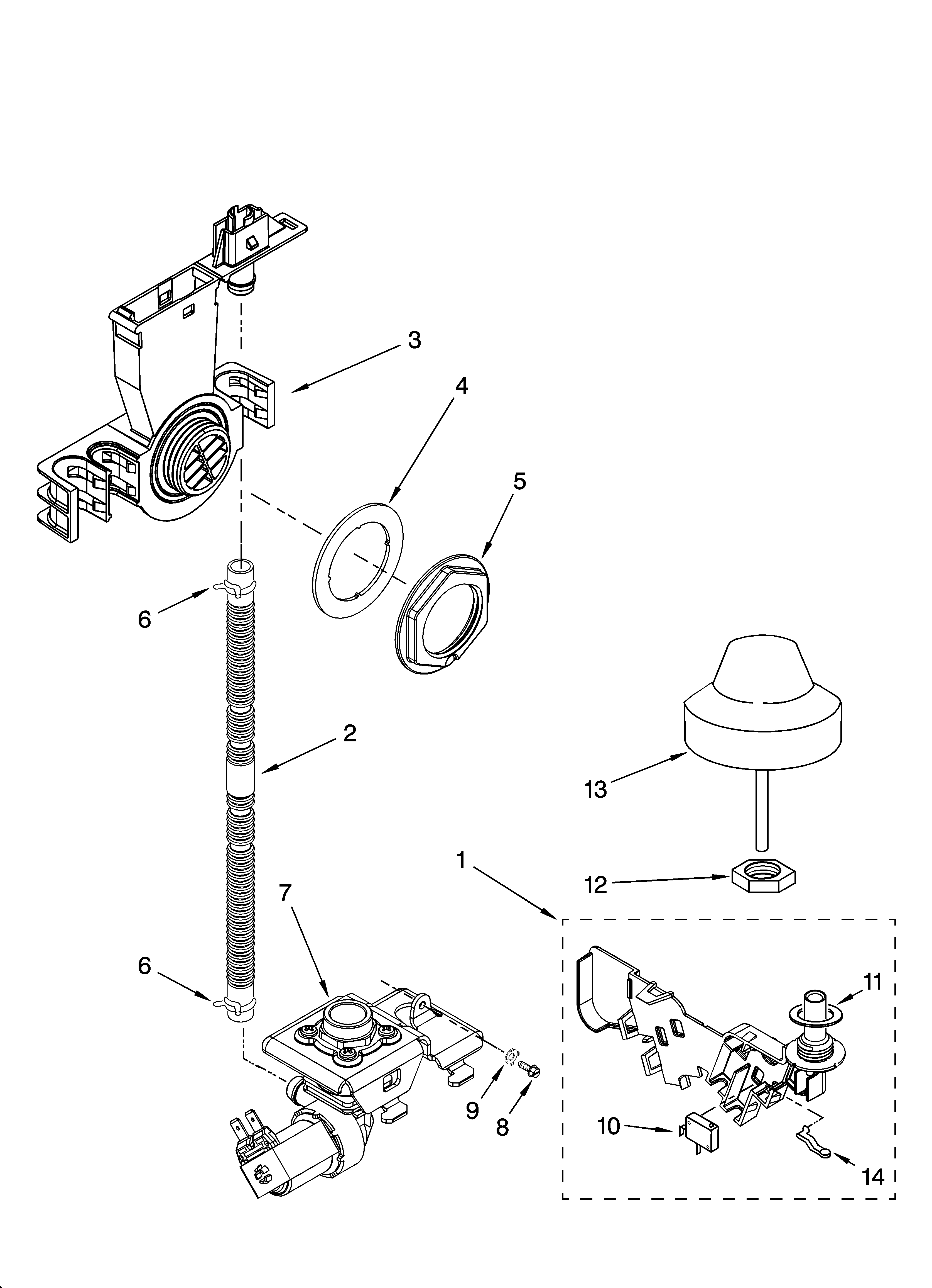 Fill and overfill parts