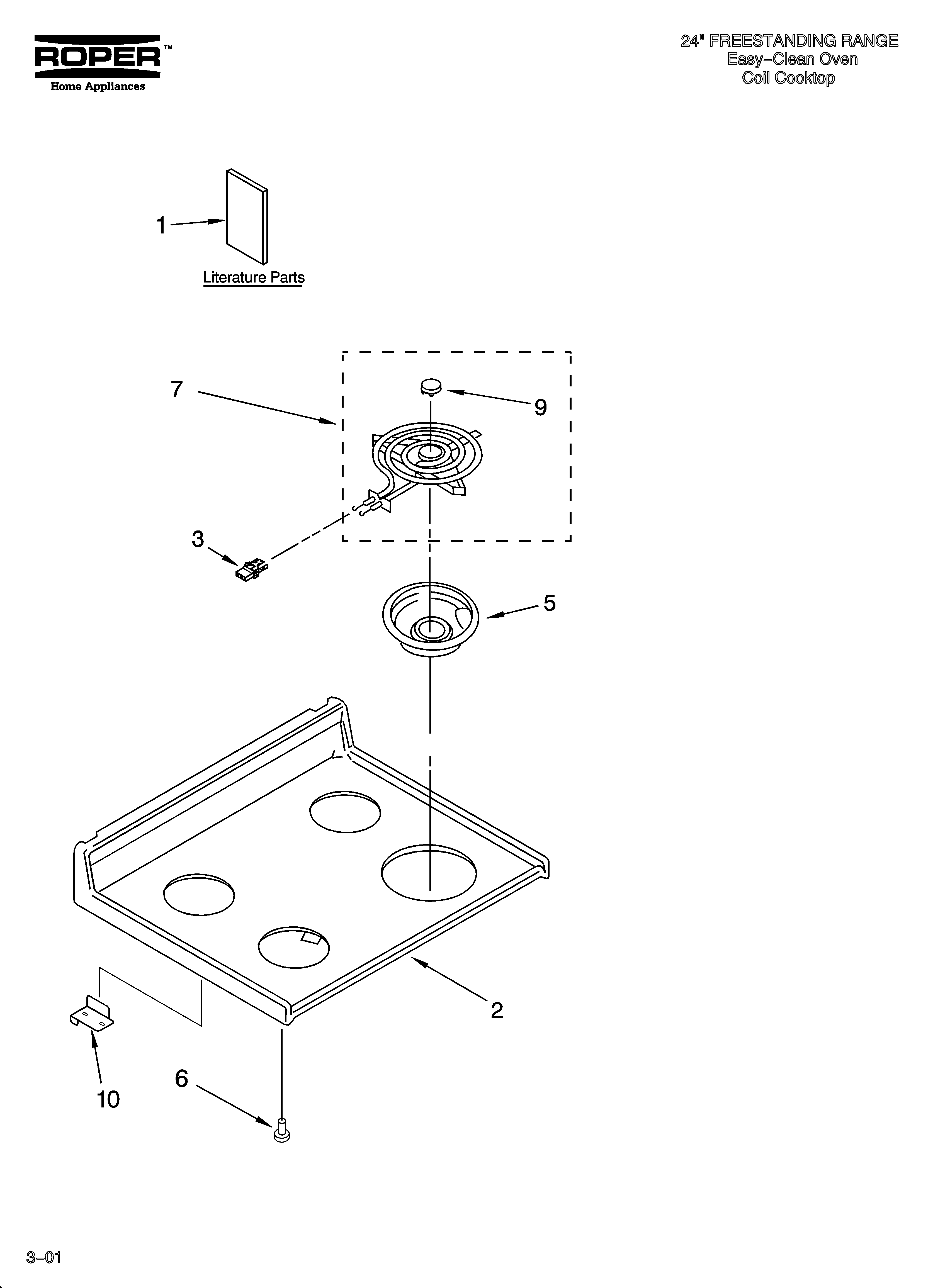 Cooktop parts