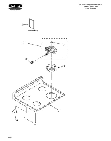 Cooktop parts