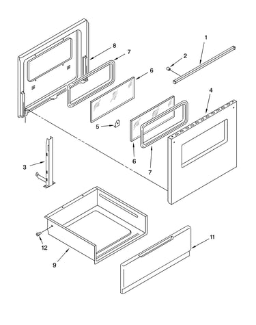 Door and drawer parts