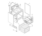 Roper REE22303 oven chassis parts diagram