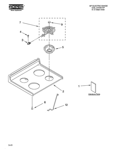 Cooktop parts