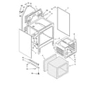 Roper REE32302 oven chassis parts diagram