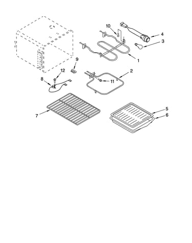 Oven parts, miscellaneous parts