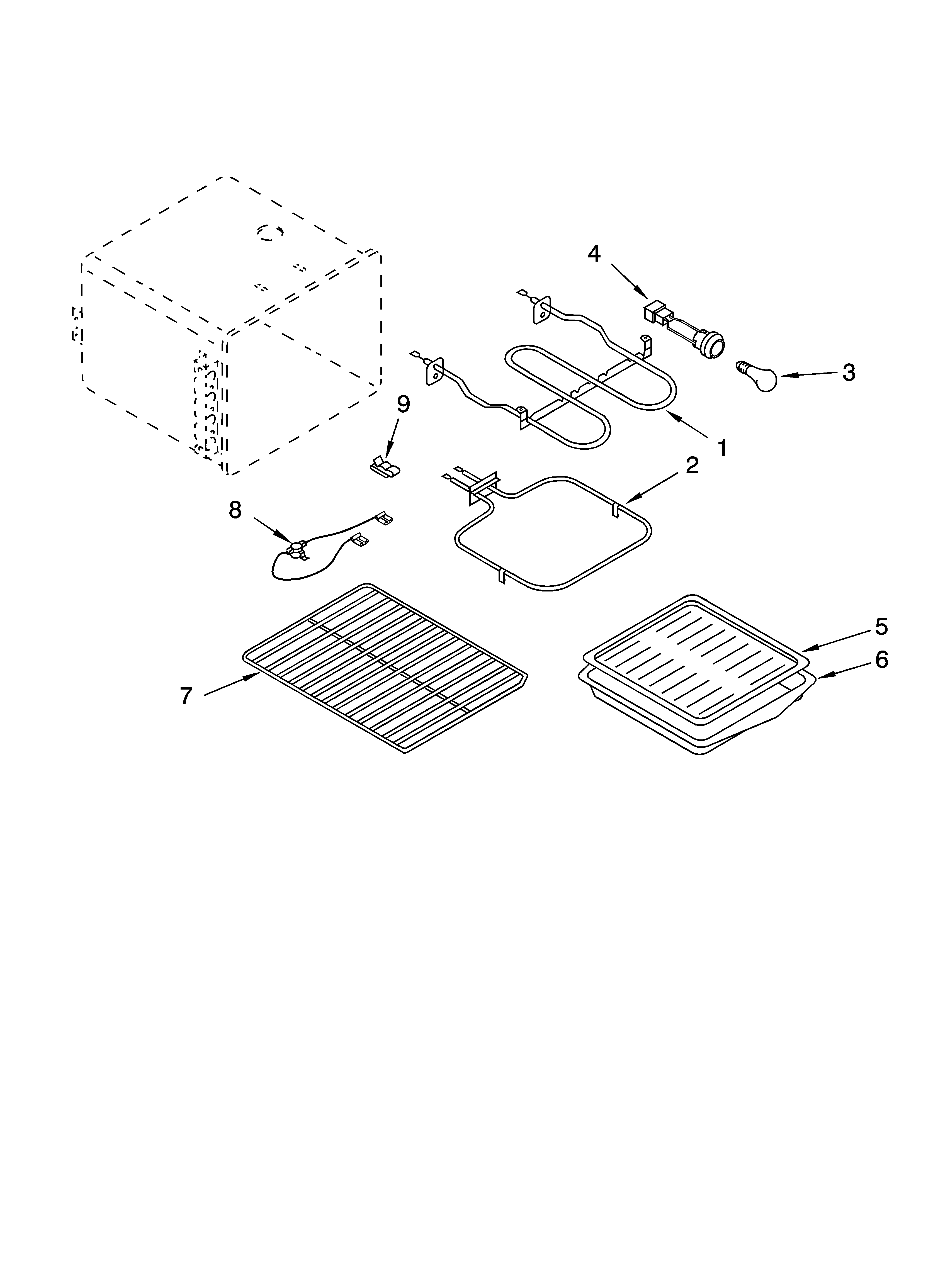 Oven parts, miscellaneous parts