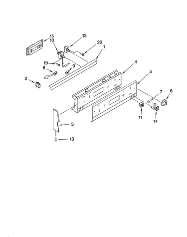 Control panel parts