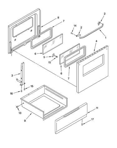 Door and drawer parts