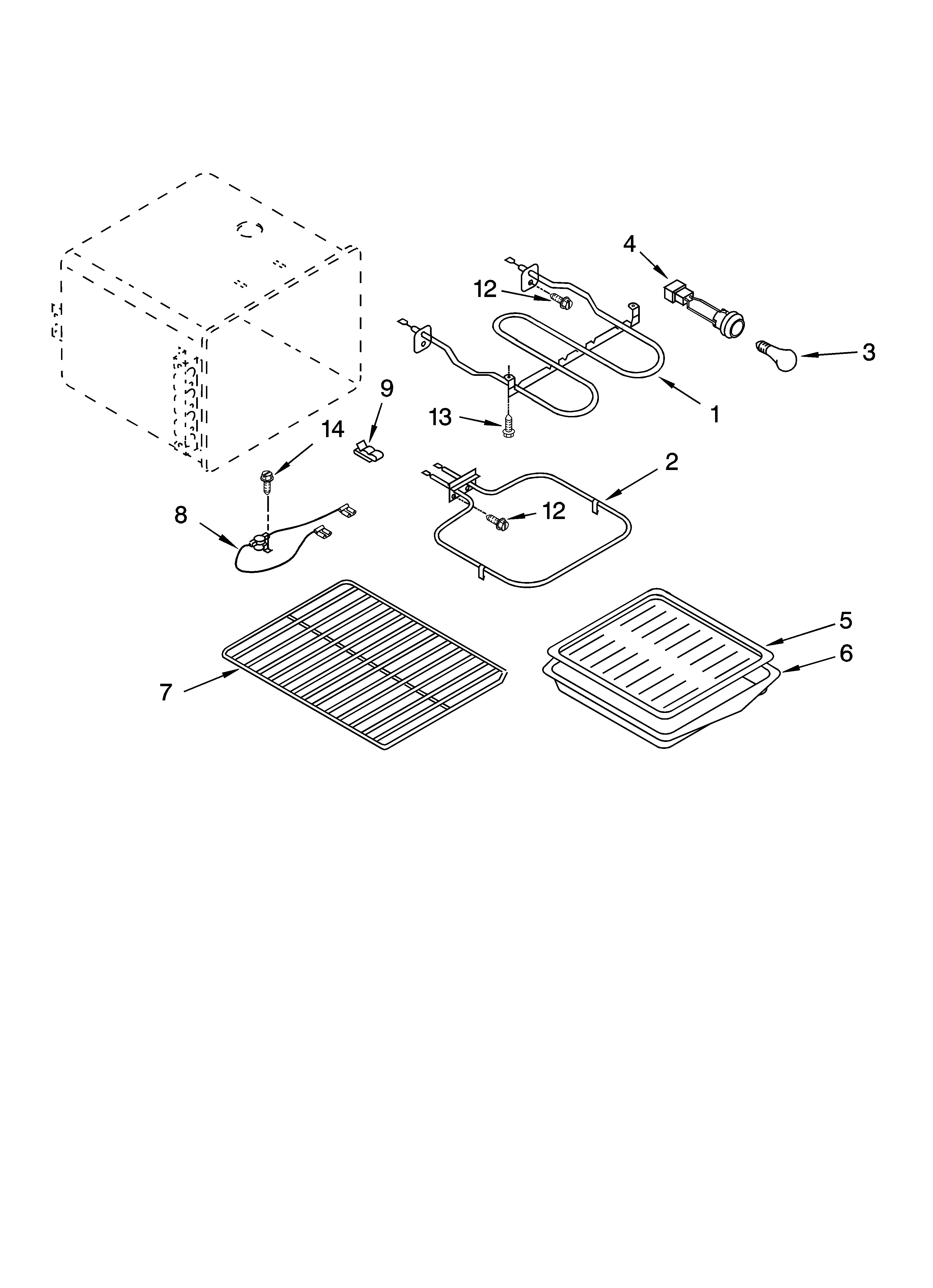 Oven parts, miscellaneous parts