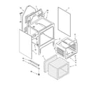 Roper RGE33081 oven chassis parts diagram
