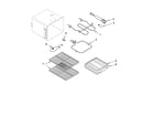Roper RGE33081 oven parts, miscellaneous parts diagram