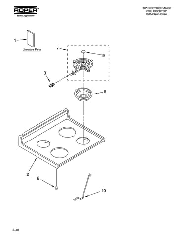 Cooktop parts
