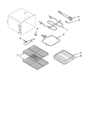 Oven parts, miscellaneous parts