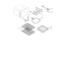 Whirlpool WGE32301 oven parts, miscellaneous parts diagram