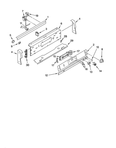 Control panel parts