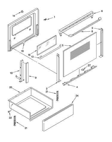 Door and drawer parts