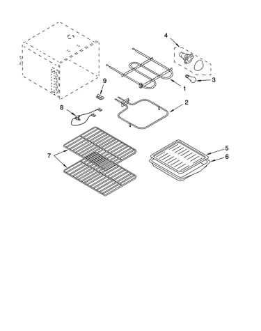 Oven parts, miscellaneous parts