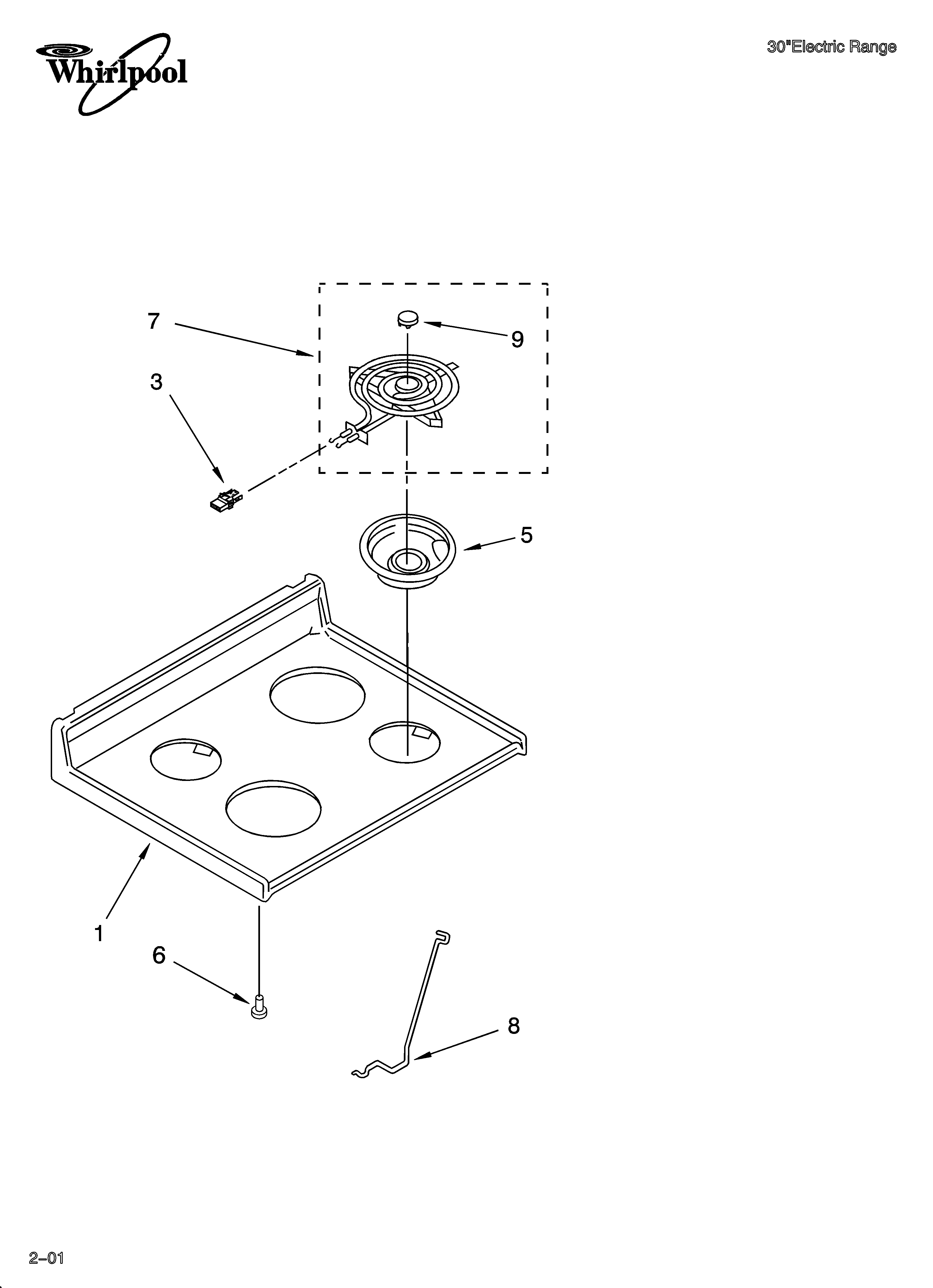 COOKTOP PARTS