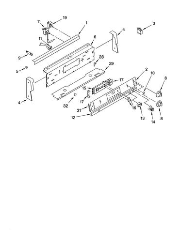 Control panel parts
