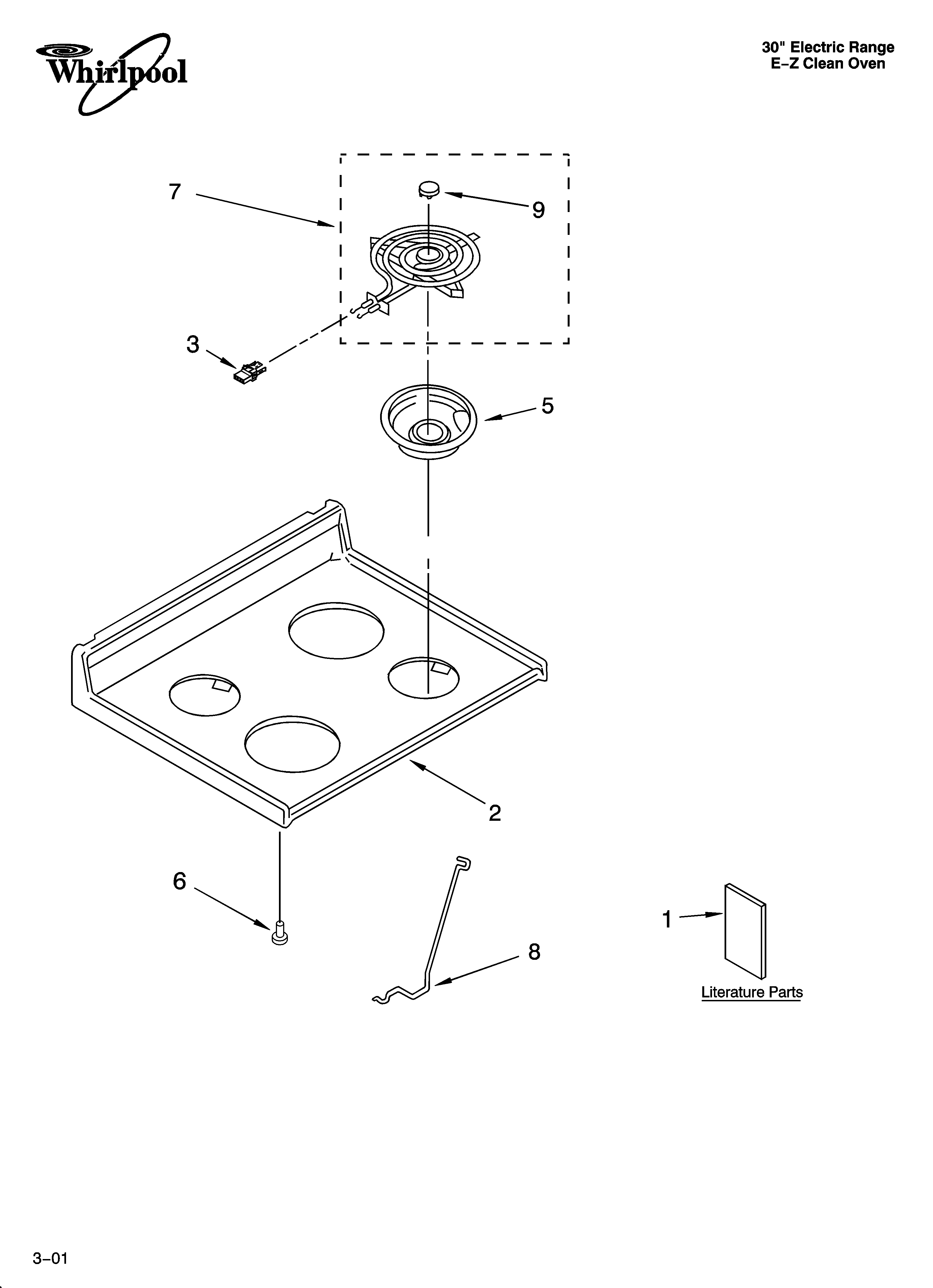 COOKTOP PARTS