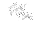 Whirlpool WGE34303 control panel parts diagram