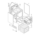 Whirlpool WGE34303 oven chassis parts diagram