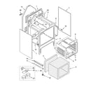 Whirlpool WGP30802 oven chassis parts diagram
