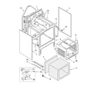 Whirlpool WGP32801 oven chassis parts diagram