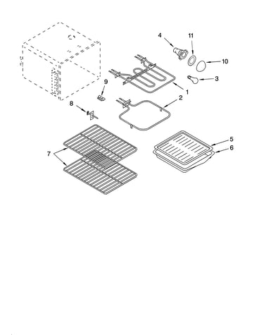 Oven parts, miscellaneous parts