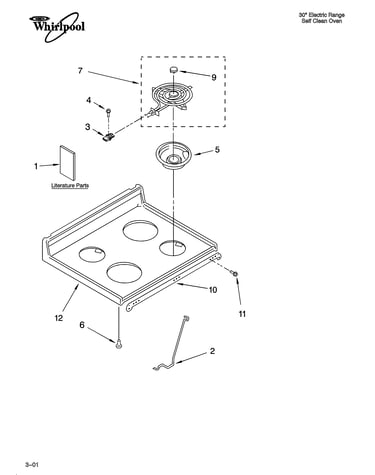 Cooktop parts