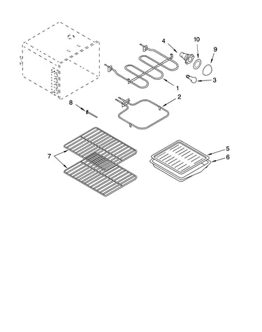 Oven parts, miscellaneous parts