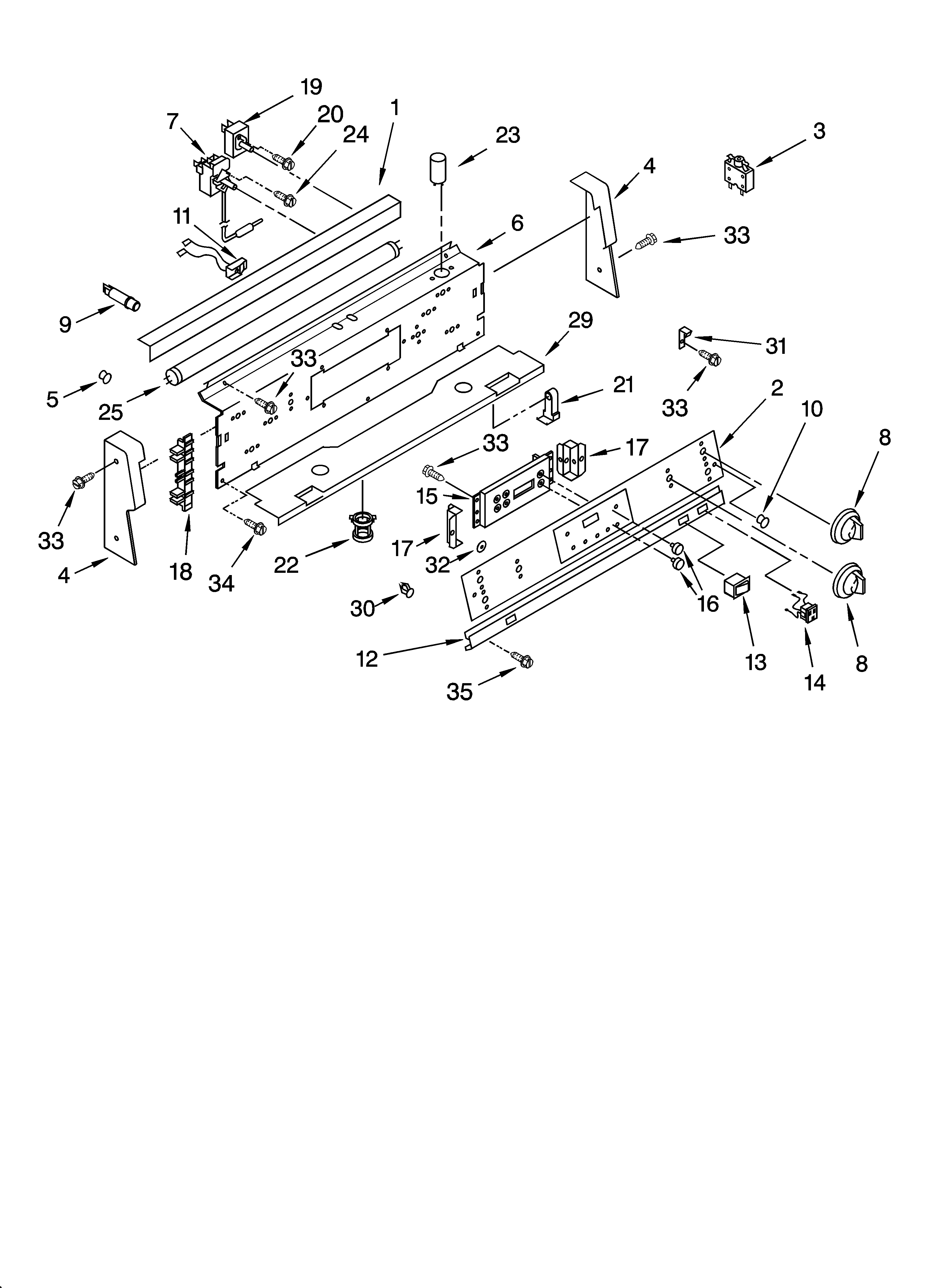 CONTROL PANEL PARTS