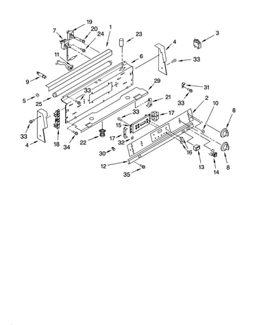 Control panel parts