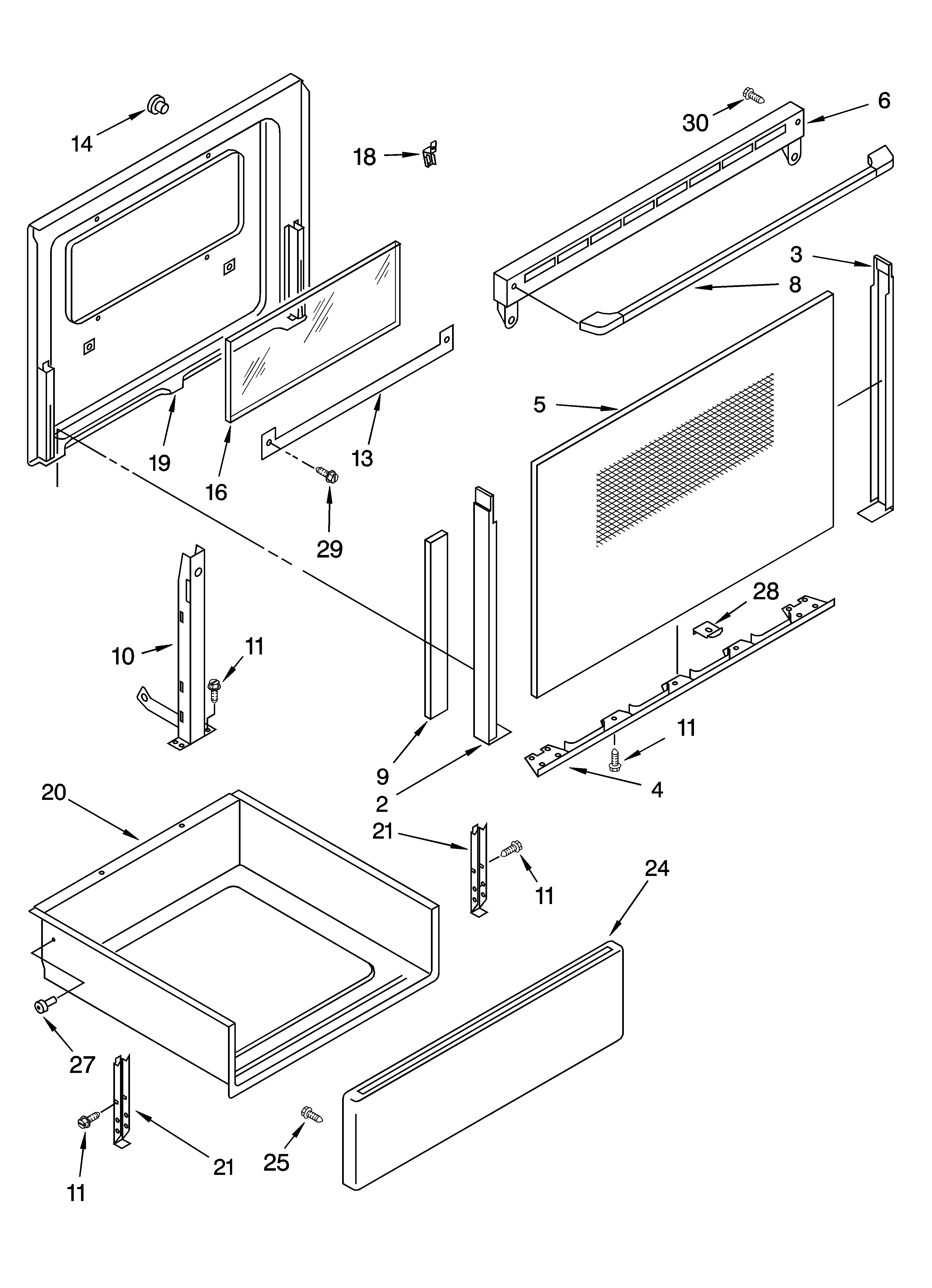 DOOR AND DRAWER PARTS