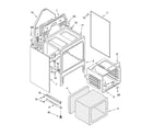 Whirlpool WHE33311 oven chassis parts diagram