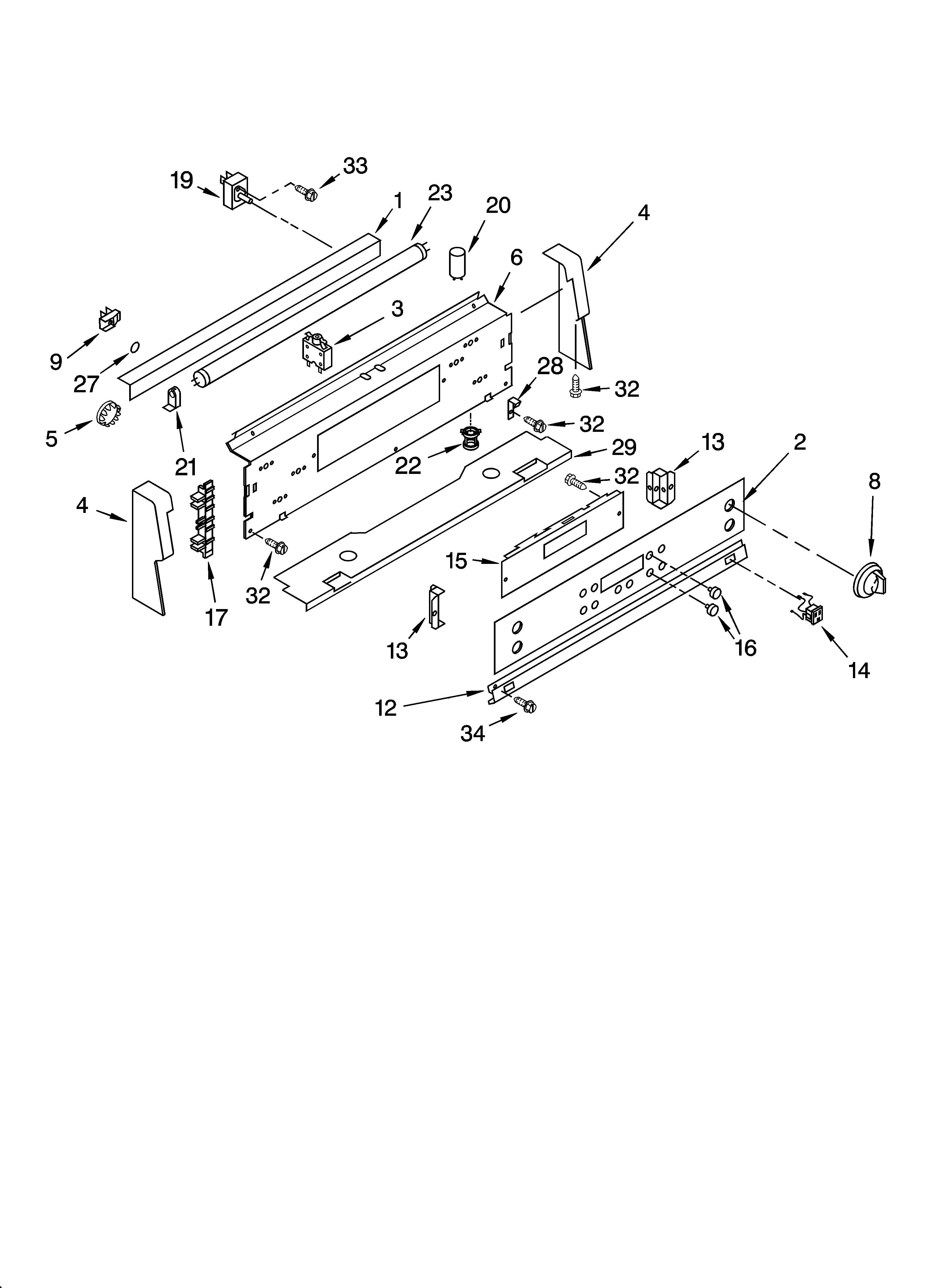 Control panel parts