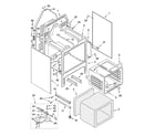 Whirlpool WHP54802 oven chassis parts diagram