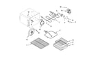Whirlpool WHP54802 oven parts, miscellaneous parts diagram