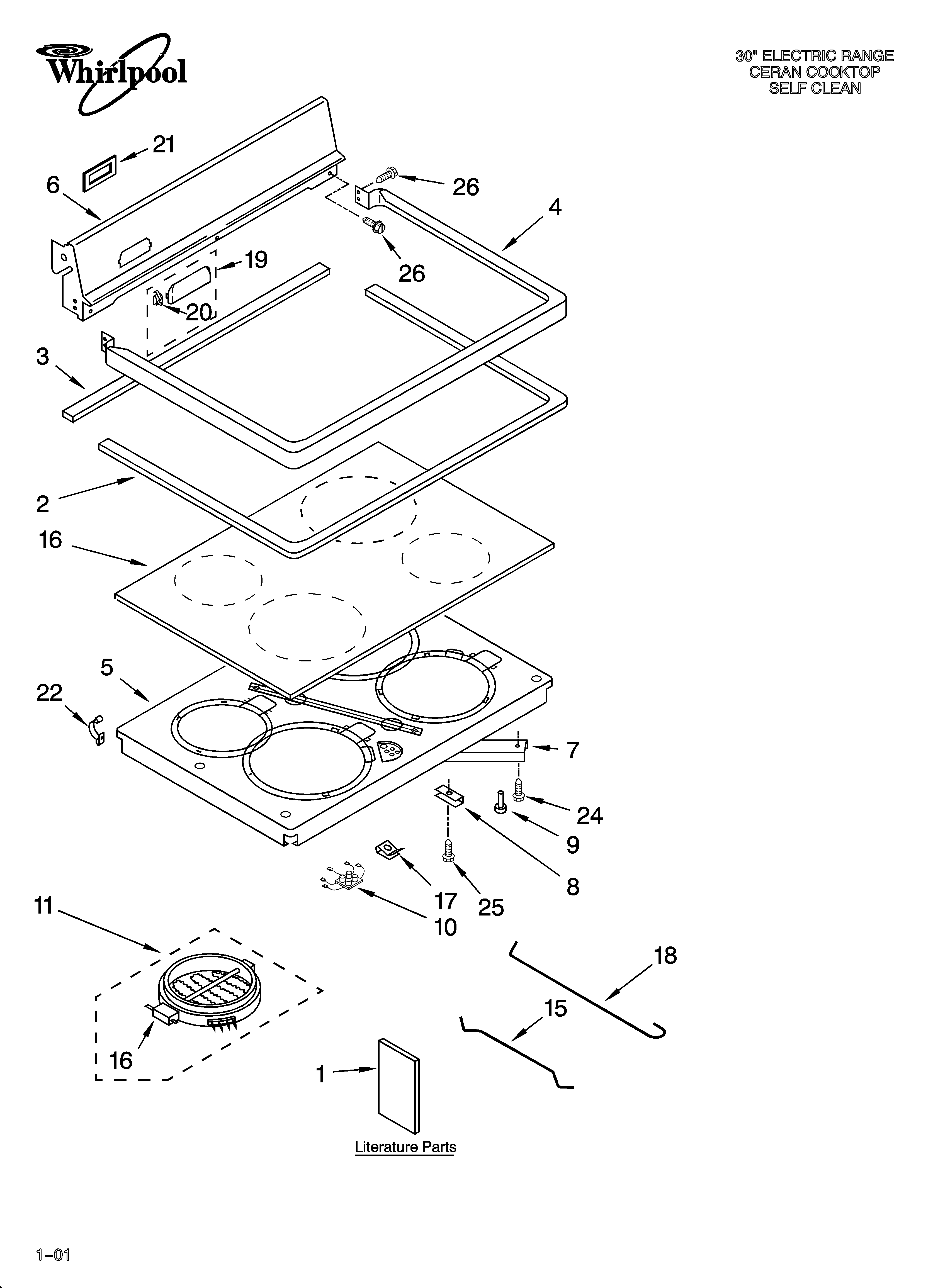 Cooktop parts