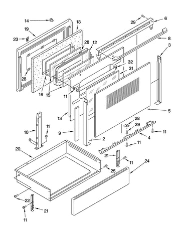 Door and drawer parts
