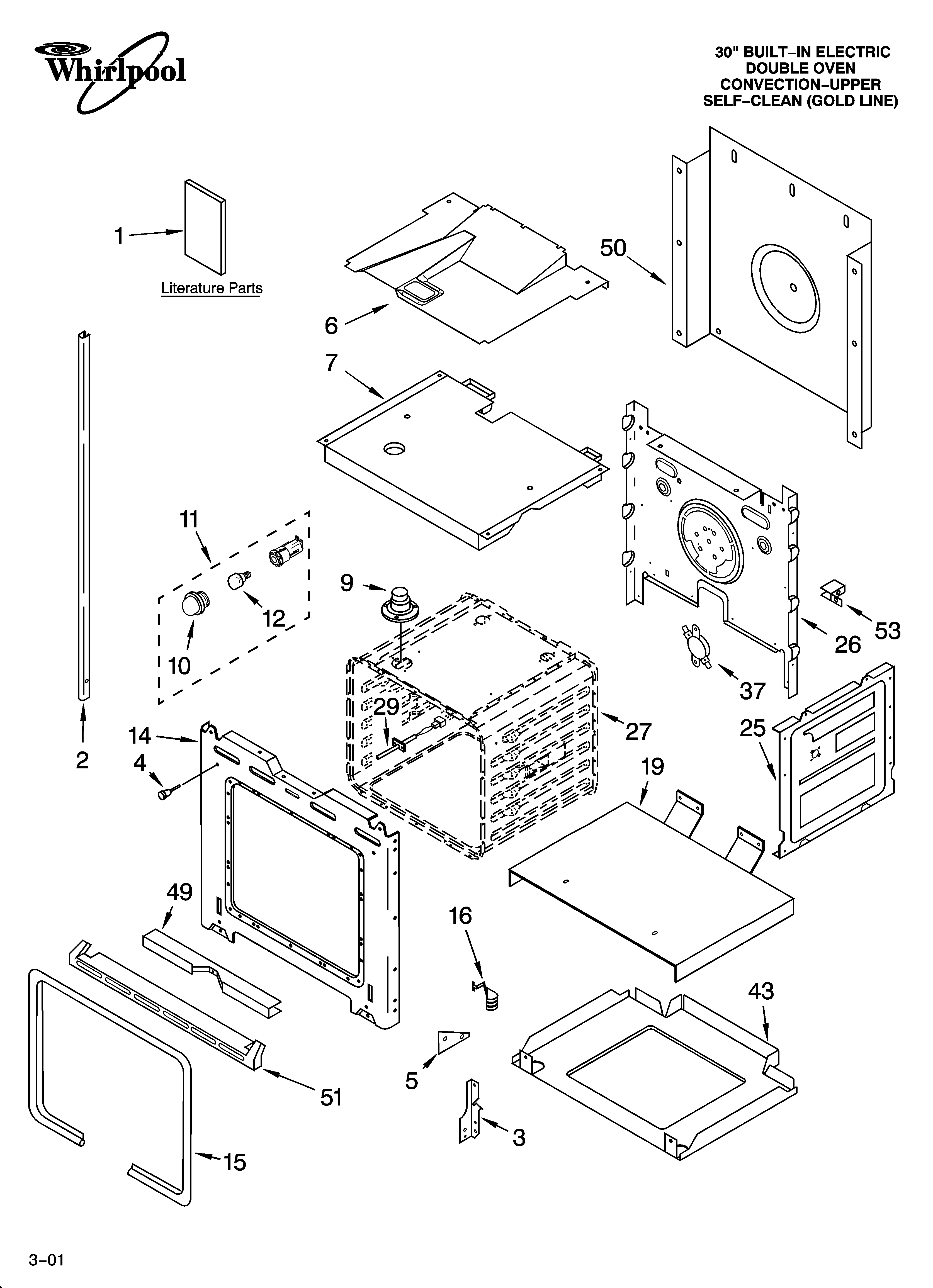 LOWER OVEN PARTS