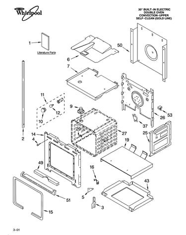 Lower oven parts