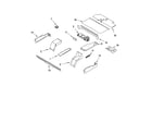 Whirlpool YGBD307PDQ6 top venting parts, optional parts diagram